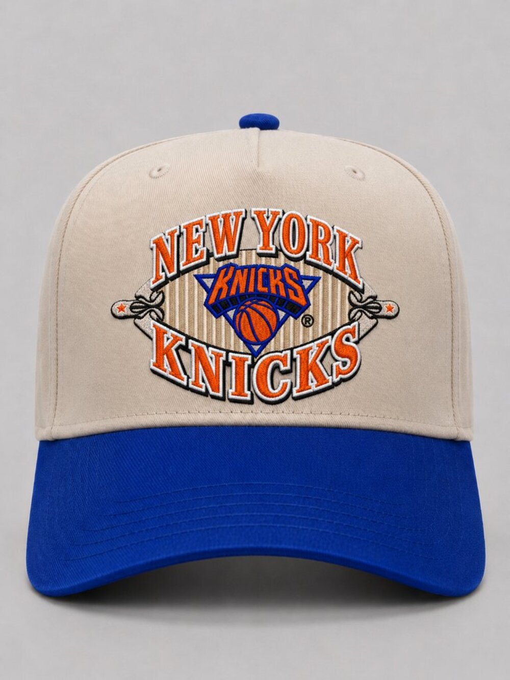 New York Knicks Black & Blue Snapback Hat